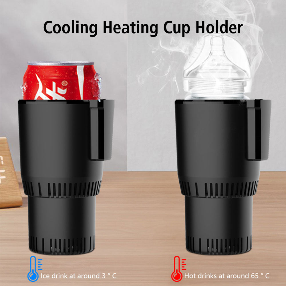 Smart Cup Heat Preservation Portable Water Warmer Bottle Car Cooling Heating Cup Holder Rapid Refrigeration Kettle DC 12V