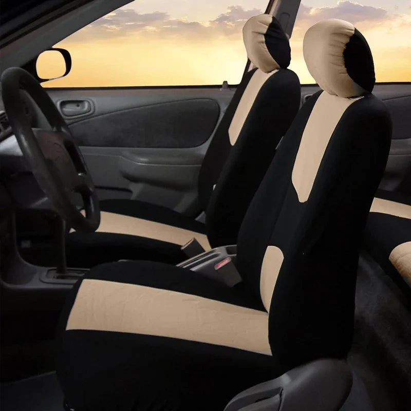 AUTOYOUTH Car Seat Cover Detachable HeadrestsPolyestor Universal Seat Covers For Car For WARTBURG 353 Tourist For VECTOR M12