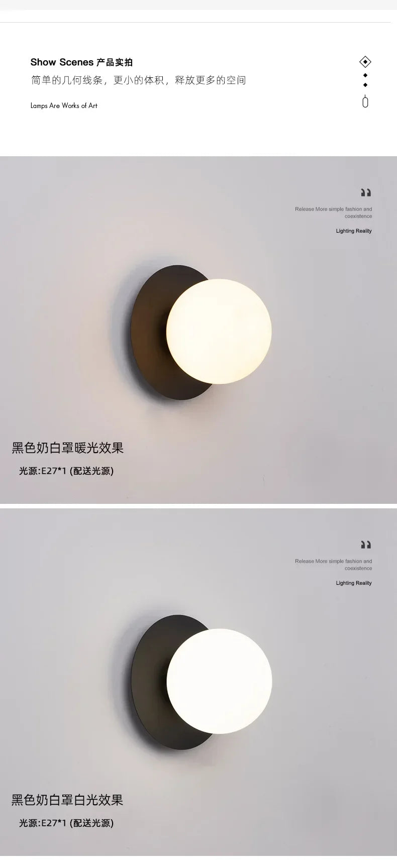 Indoor decorative wall lamp for Bedroom Stairs LED Wall Lighting Wall Sconce for Living room sofa background Bedside lamp