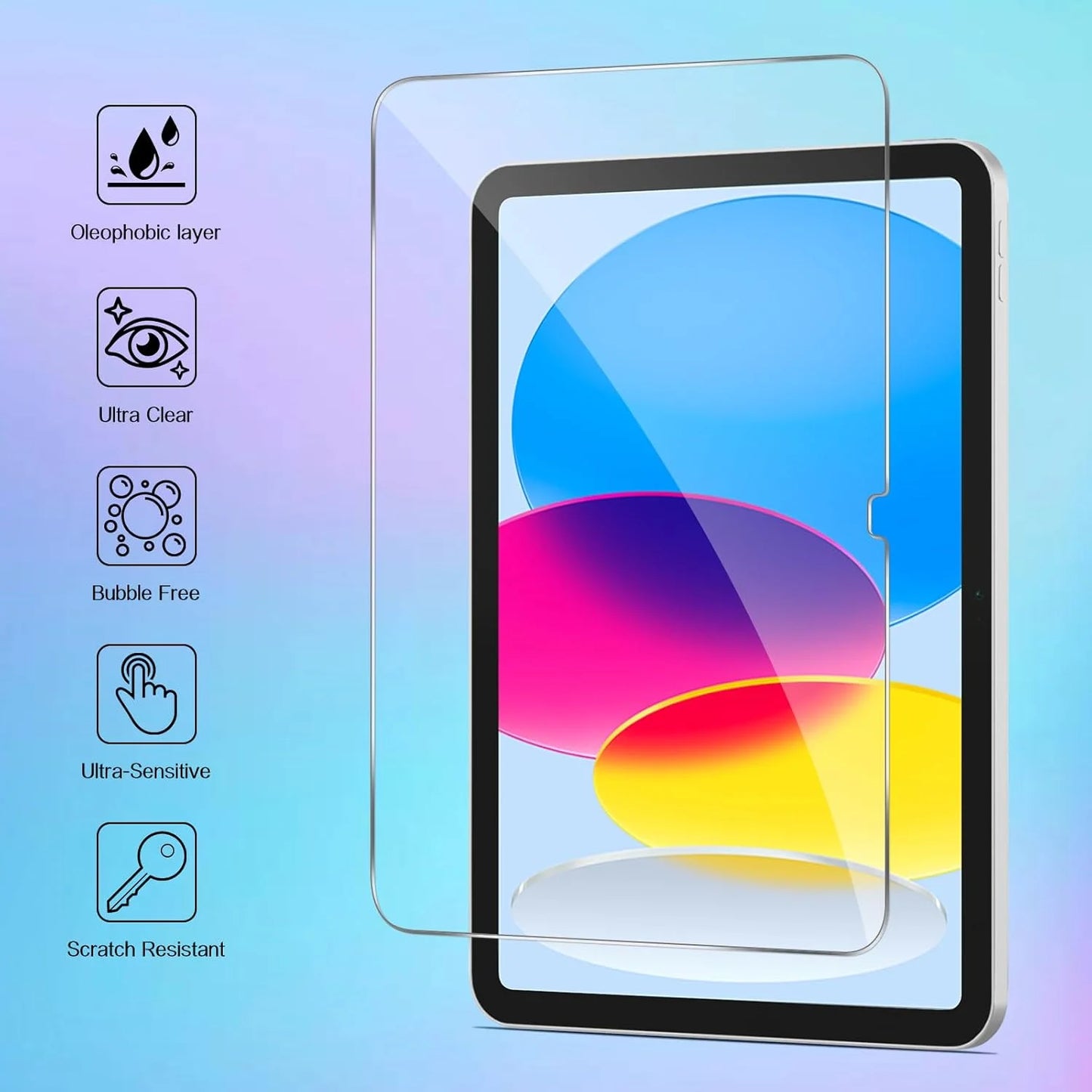 For iPad 11th Gen 11 Inch 2025 A16 Tempered Glass Screen Protector A3355 A3356 Tablet Anti Scratch Clear Protective Film