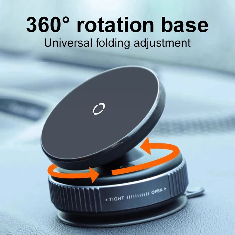 Xiaomi Vacuum Suction Magnetic Car Phone Holder Navigation Car Holder Desktop Lazy Holder 360° Rotating Suction Cup Car Holder