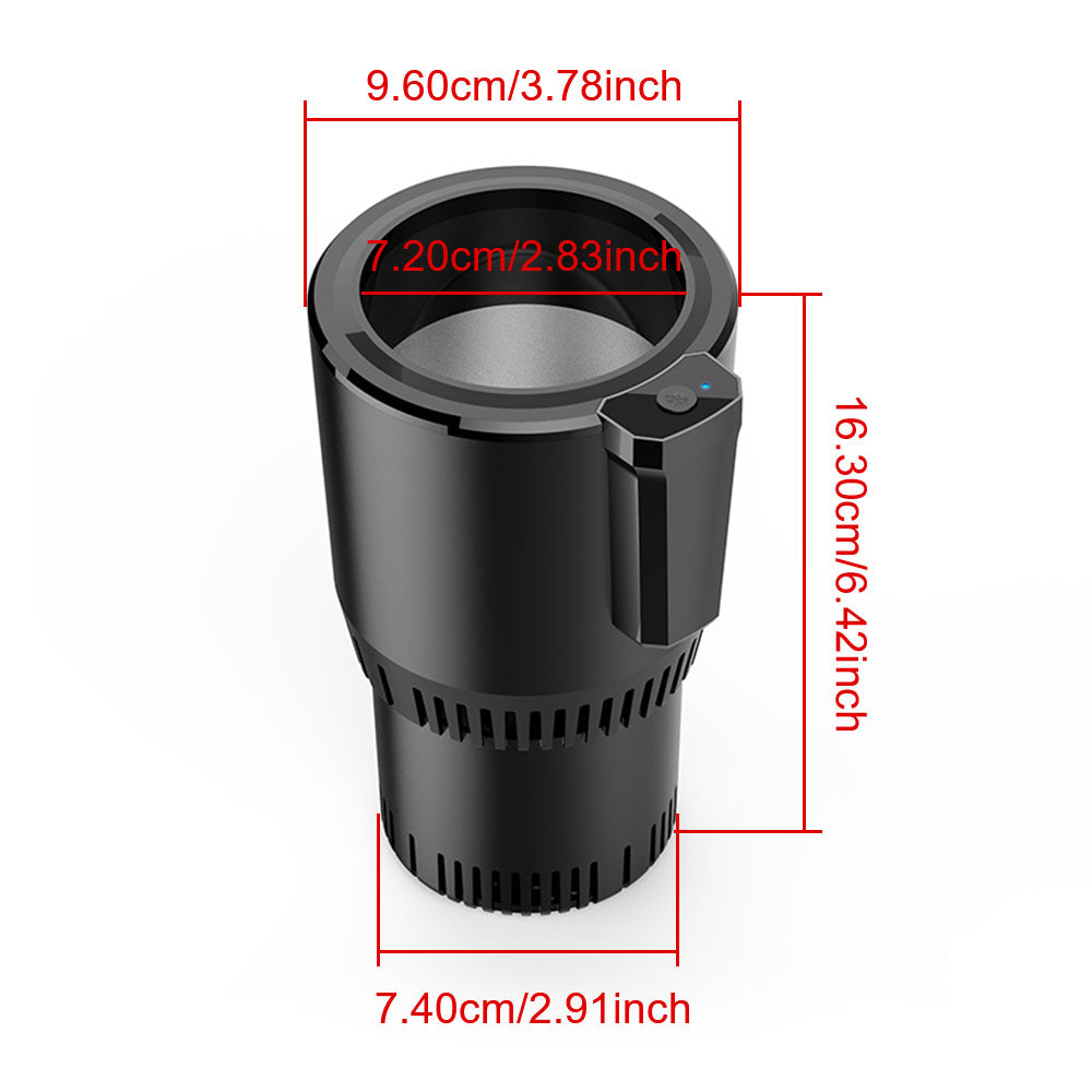 Smart Cup Heat Preservation Portable Water Warmer Bottle Car Cooling Heating Cup Holder Rapid Refrigeration Kettle DC 12V