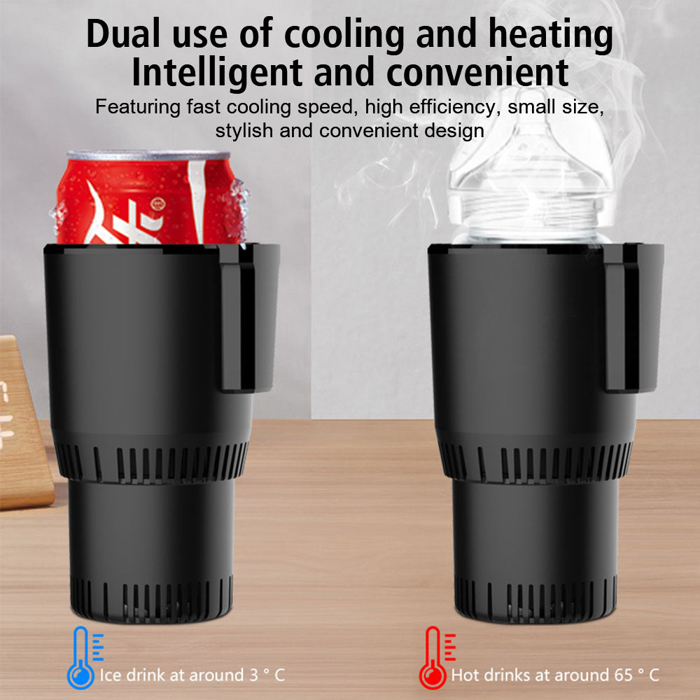 Smart Cup Heat Preservation Portable Water Warmer Bottle Car Cooling Heating Cup Holder Rapid Refrigeration Kettle DC 12V