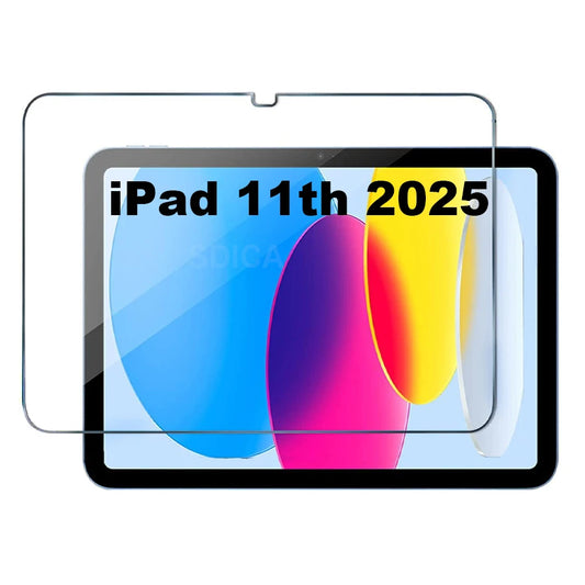 For iPad 11th Gen 11 Inch 2025 A16 Tempered Glass Screen Protector A3355 A3356 Tablet Anti Scratch Clear Protective Film