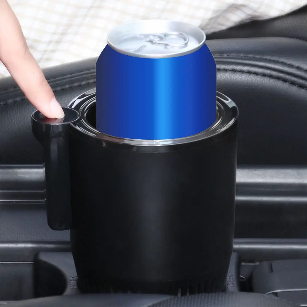 12V Car Cold Hot Cup Touch Screen Beverage Can Smart Digital Display Car Cup Holder Cooler Heater Home Camping Travel Cup Holder