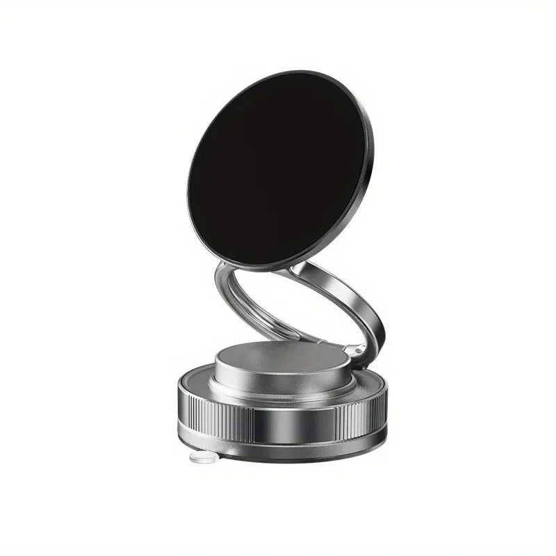 Vacuum Magnetic Vehicle Mounting Bracket 360° Rotate Car Stand Strong Magnet Strong Adsorption Holder Folding Portable Kickstand