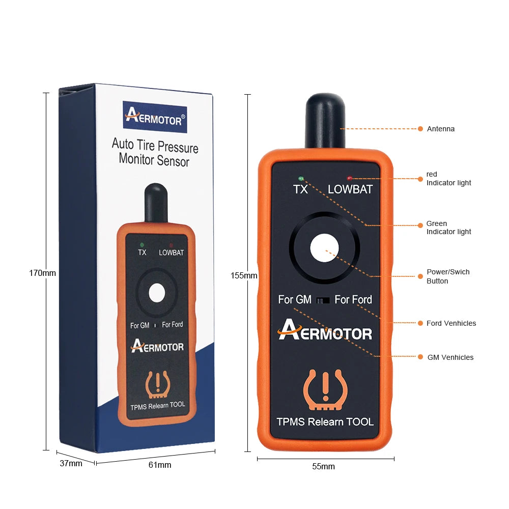 Car Tire Pressure Monitor EL-50448 2IN1 For G-M/Ope EL-50449 For Ford/Lincoln EL50448 TPMS  EL50449 Auto Sensor