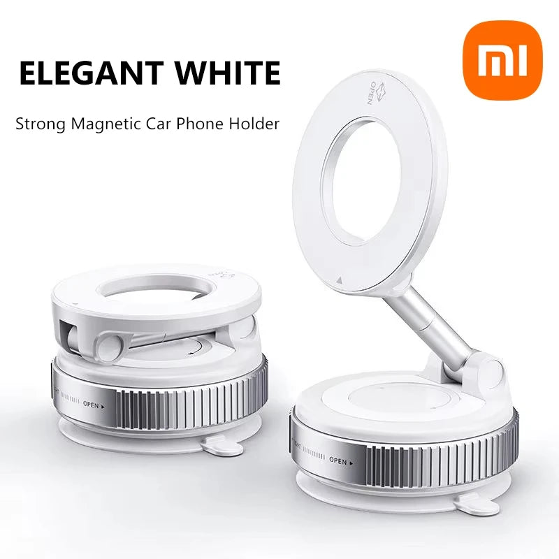 Xiaomi Vacuum Suction Magnetic Car Phone Holder Navigation Car Holder Desktop Lazy Holder 360° Rotating Suction Cup Car Holder